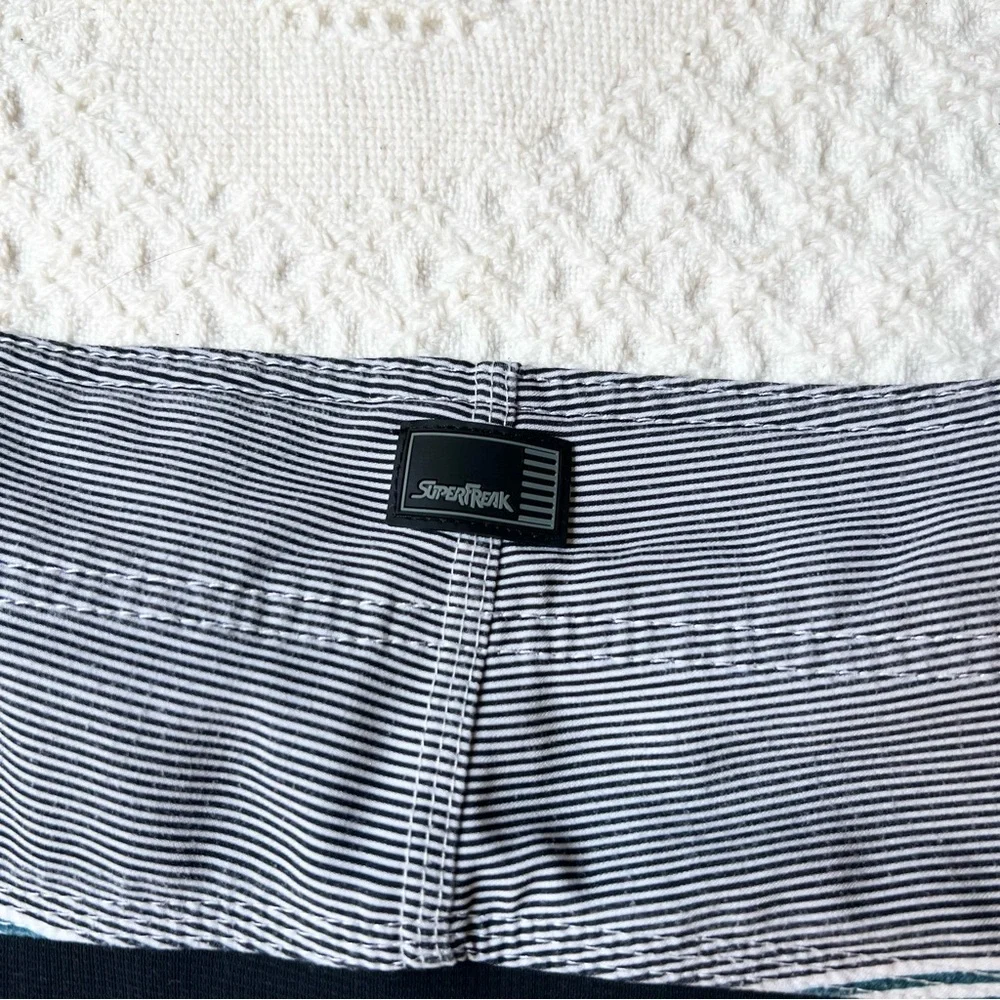 ONeill Boardshorts Swim Trunks Mens 42 Blue Superfreak Drawstring Surf Beach